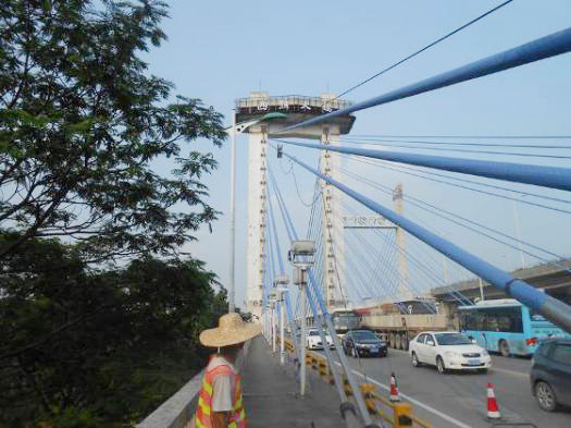 高贊、西樵大橋檢測(cè)