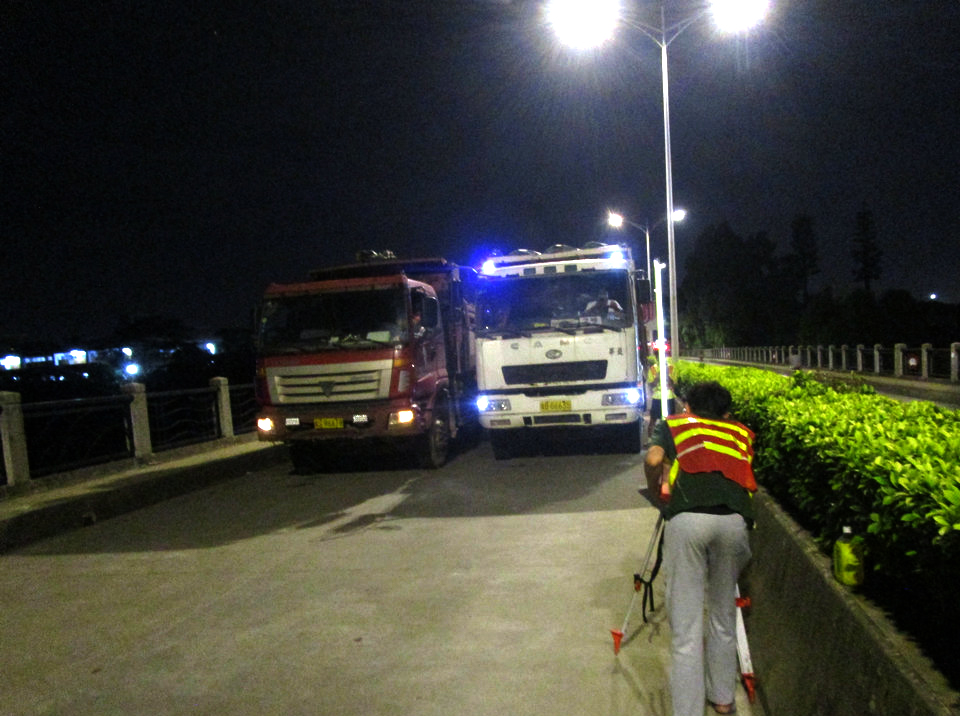 洪梅大橋荷載試驗